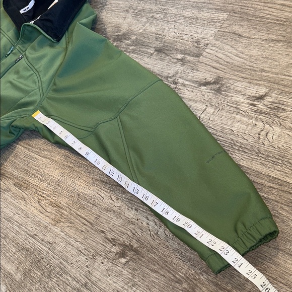 Columbia Sportswear XCO Softshell Jacket Mens Large Green Fleece Lined Outdoor - Picture 10 of 16